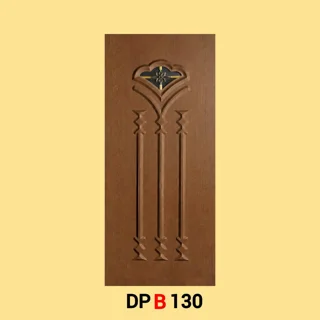 پانل دکوراتیو شیشه دار لمینیت قهوه ای مدل B130